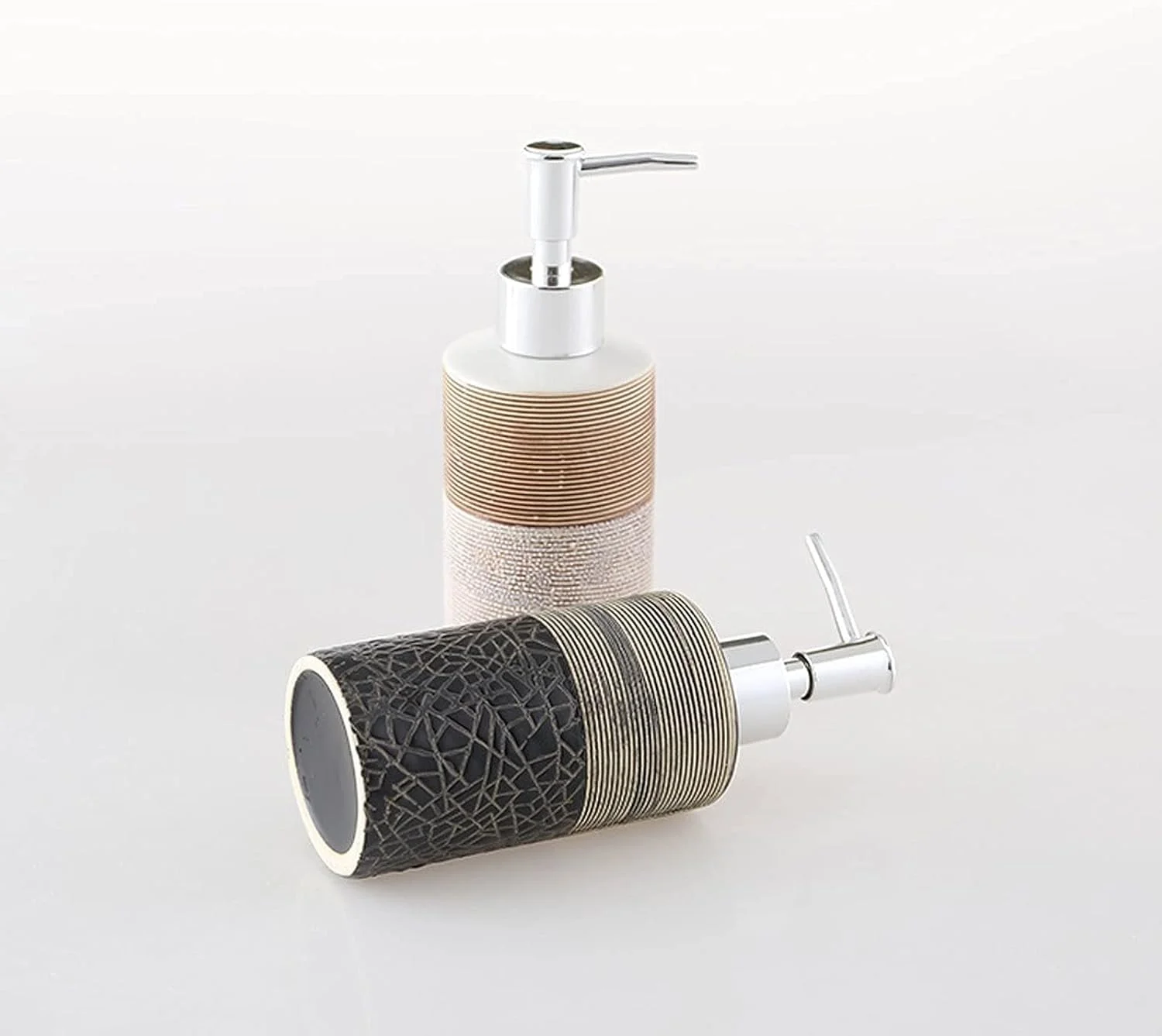 جا صابونی سرامیکی، جا مایع دستشویی، مناسب منزل، هتل، مدرن، لوازم جانبی حمام، آشپزخانه، جا مایع دستشویی