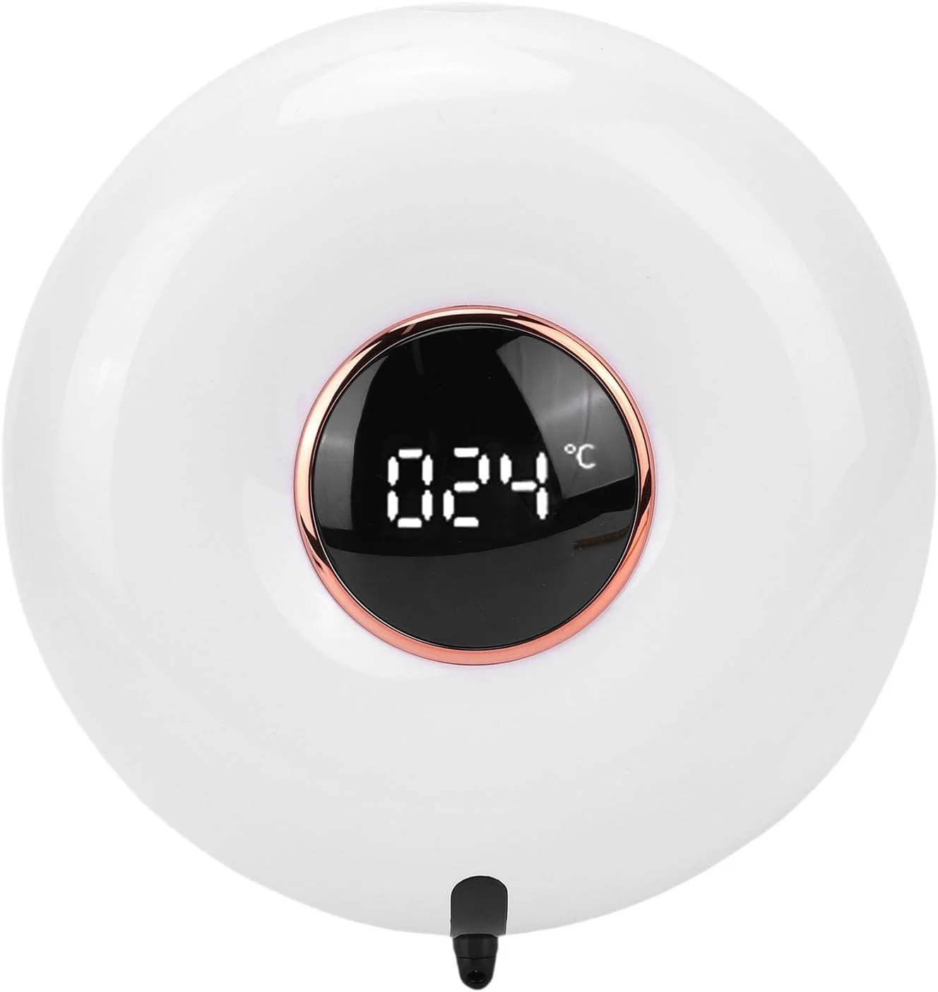 مایع ریز اتوماتیک دپیسوتا، 280 میلی لیتر، بدون لمس، دیواری، با صفحه نمایش شفاف و طراحی دونات برای حمام، آشپزخانه، اداره، هتل