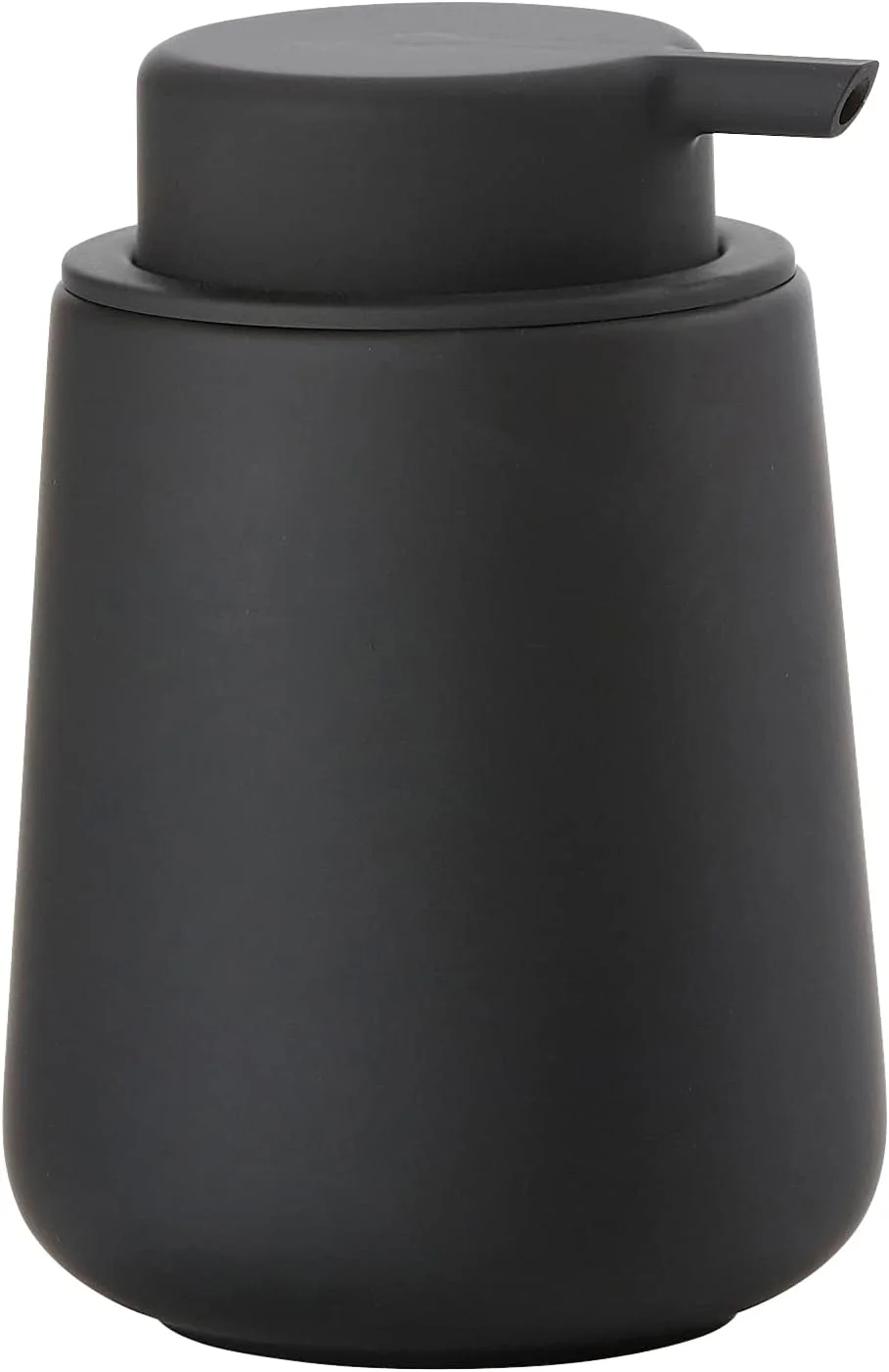 جامایع دستشویی Zone Denmark Nova One، جا صابونی/مایع دستشویی سرامیکی، قطر 8 سانتی متر، ارتفاع 11.5 سانتی متر، ظرفیت 250 میلی لیتر، مشکی