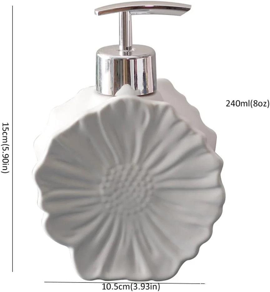 جامایع دستشویی فشاری سرامیکی، مناسب برای حمام، آشپزخانه و استفاده مجدد (مدل B)