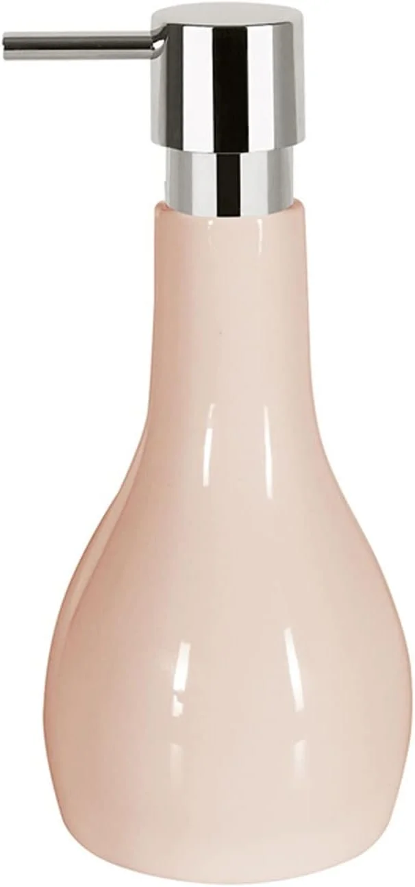 جا مایع دستشویی سرامیکی 270 میلی لیتری با پمپ، مناسب برای حمام، آشپزخانه و مصارف خانگی