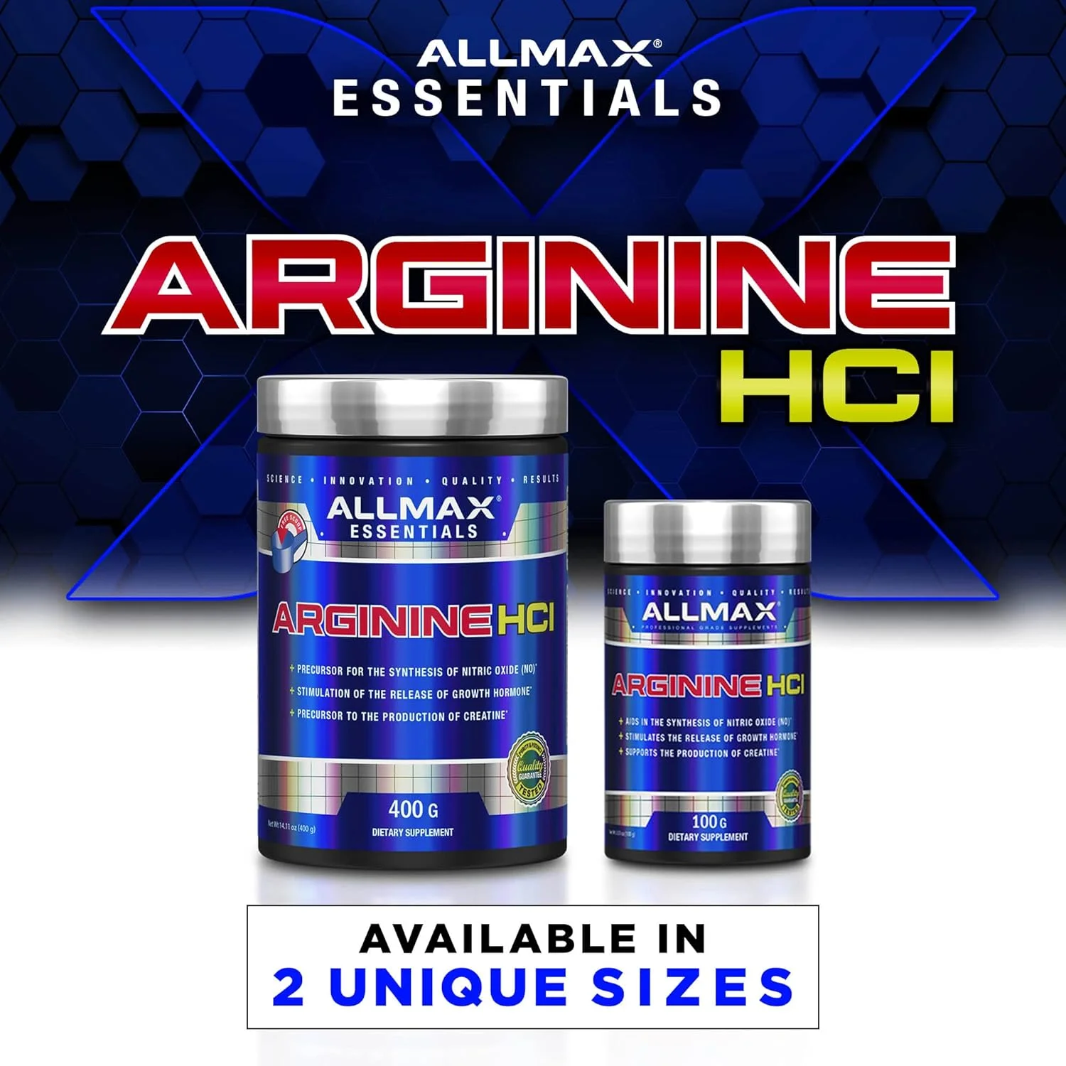 آرژنین 400 گرمی AllMax Nutrition آرژنین 400 گرمی AllMax Nutrition