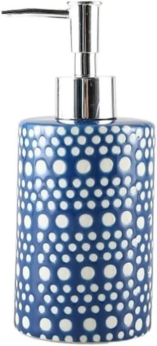 جا مایع دستشویی سرامیکی، بطری لوسیون، سبک وینتیج، بطری فشاری برای هتل، بطری خالی برای شامپو، جا مایع صابون