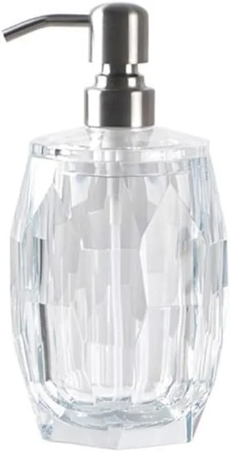 جا مایع دستشویی لوکس کریستالی، جا مایع لوسیون بدن با کیفیت بالا، جا شامپو، بطری خالی فشاری، جا مایع دستشویی