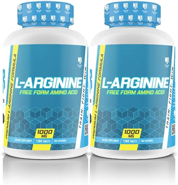 ال آرژنین 1000 میلی گرم Muscle Rulz: (بسته 2 عددی) اسید آمینه ضروری برای ورزشکاران و بدنسازان