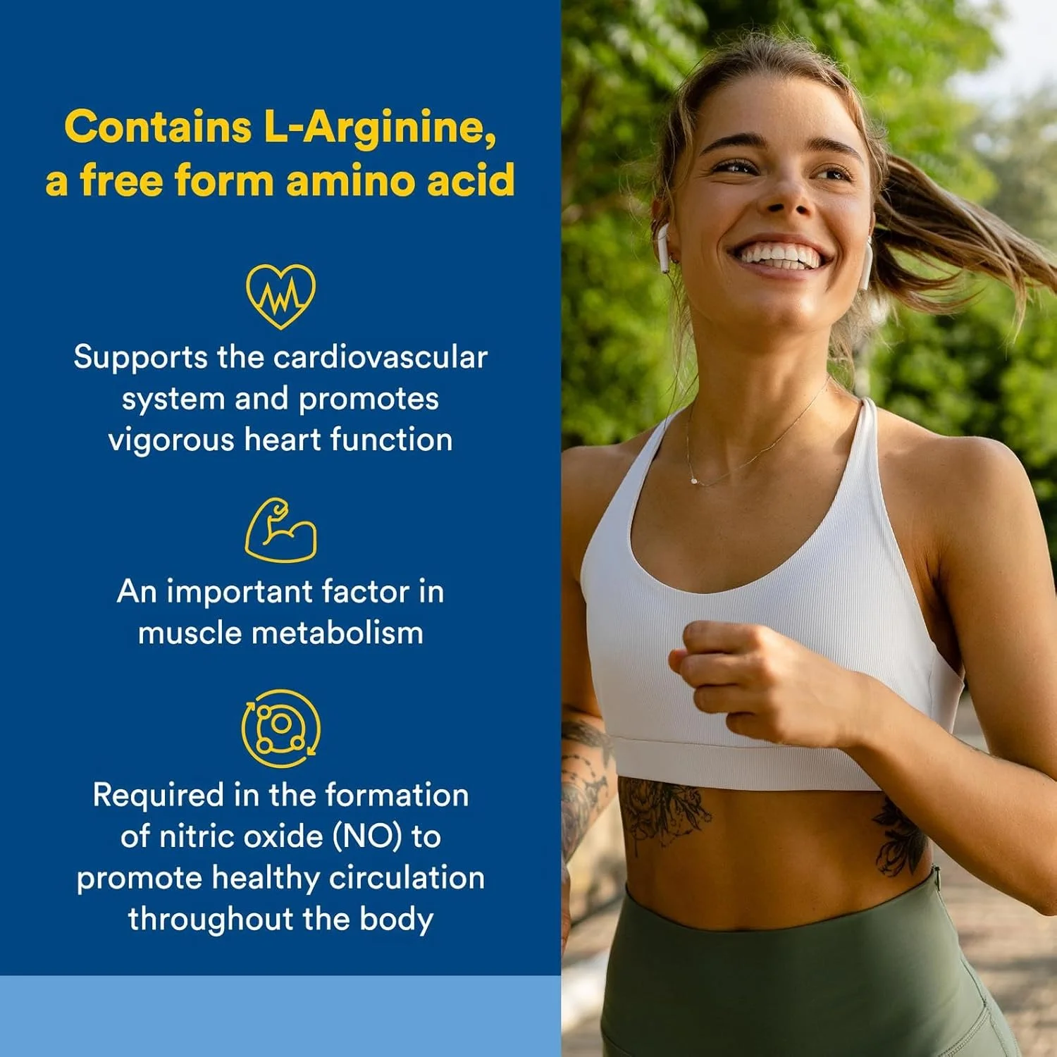 قرص ال-آرژنین 500 میلی گرمی Natural Factors، 90 عدد قرص گیاهی قرص ال-آرژنین 500 میلی گرمی Natural Factors، 90 عدد قرص گیاهی