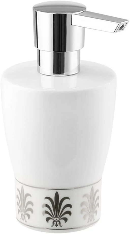 جا مایع دستشویی حمام 280 میلی لیتر، جا لوسیون، بطری پمپ مایع، مناسب برای سینک ظرفشویی آشپزخانه، بطری سرامیکی، پمپ دستی (C)