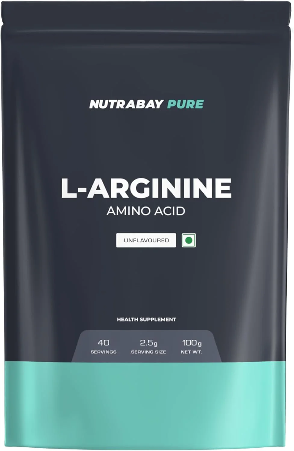 پودر ال-آرژنین 100% خالص نوترابای - آمینو اسید عضله ساز، ریکاوری سریعتر، کاهش خستگی و افزایش استقامت، مکمل قبل از تمرین برای مردان و زنان - 100 گرم، بدون طعم
