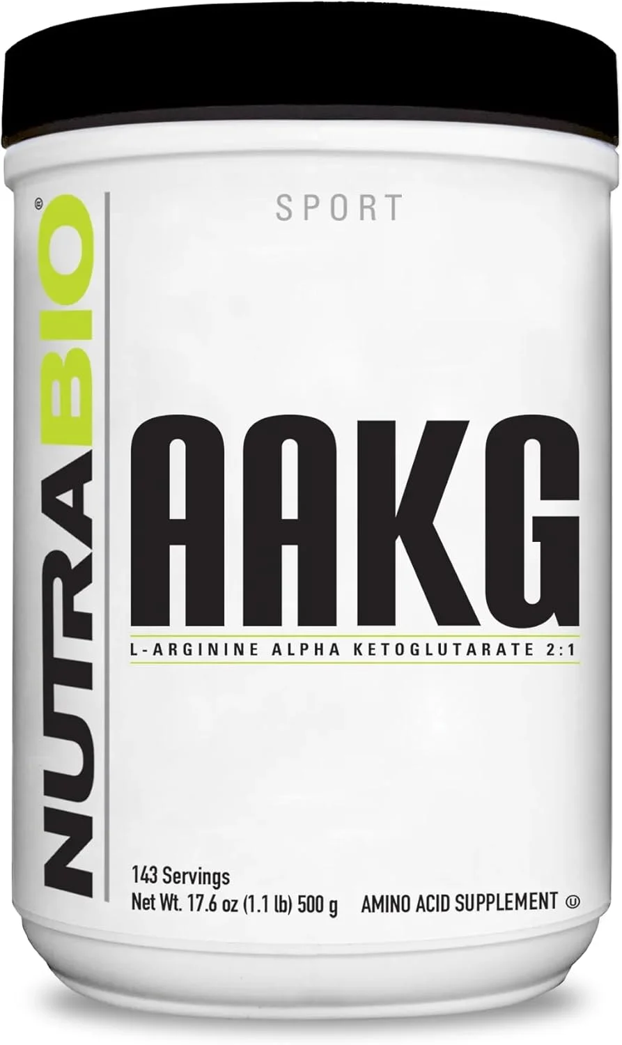 ناترابیو 100% خالص AAKG (ال-آرژنین آلفا کتوگلوتارات) - 500 گرم - تقویت کننده اکسید نیتریک