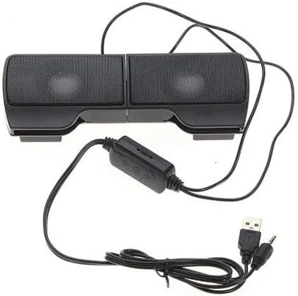اسپیکر کلیپسی قابل حمل استریوفونیک Yipmai با رابط USB سیمی و صوتی 3.5 میلیمتری برای لپتاپ، کامپیوتر، تلفن و پخشکننده موسیقی (رنگ: مشکی) اسپیکر کلیپسی قابل حمل استریوفونیک Yipmai با رابط USB سیمی و صوتی 3.5 میلیمتری برای لپتاپ، کامپیوتر، تلفن و پخشکننده موسیقی (رنگ: مشکی)