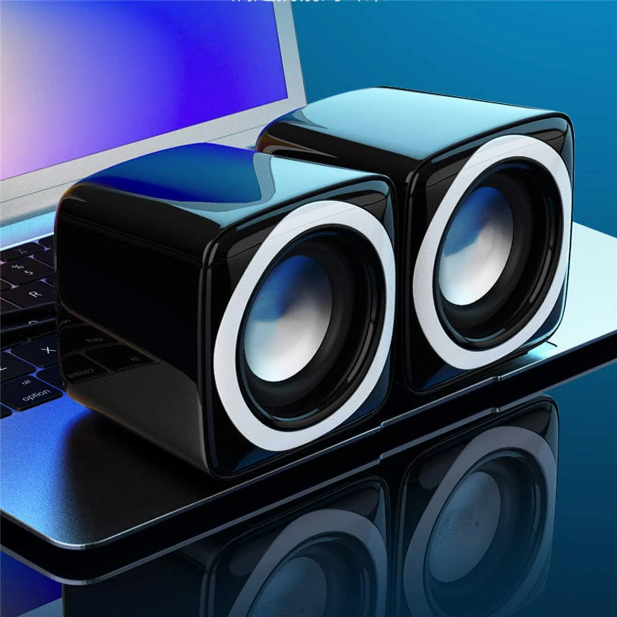 اسپیکر مینی اسکرت کامپیوتر رومیزی Yipmai C5، ساب ووفر سیمی USB با جک 3.5 میلی متری، جهانی برای تبلت کامپیوتر تلفن سیال (رنگ: نسخه ارتقا یافته) اسپیکر مینی اسکرت کامپیوتر رومیزی Yipmai C5، ساب ووفر سیمی USB با جک 3.5 میلی متری، جهانی برای تبلت کامپیوتر تلفن سیال (رنگ: نسخه ارتقا یافته)