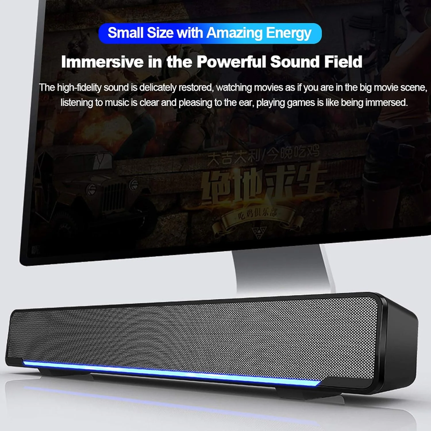 اسپیکر کامپیوتر سیم دار USB مدل V-196، ساب ووفر استریو، پخش کننده موسیقی قدرتمند، صدای فراگیر باس، ورودی صدا 3.5 میلی متری برای کامپیوتر، لپ تاپ، تلفن هوشمند، تبلت، MP3، MP4 اسپیکر کامپیوتر سیم دار USB مدل V-196، ساب ووفر استریو، پخش کننده موسیقی قدرتمند، صدای فراگیر باس، ورودی صدا 3.5 میلی متری برای کامپیوتر، لپ تاپ، تلفن هوشمند، تبلت، MP3، MP4