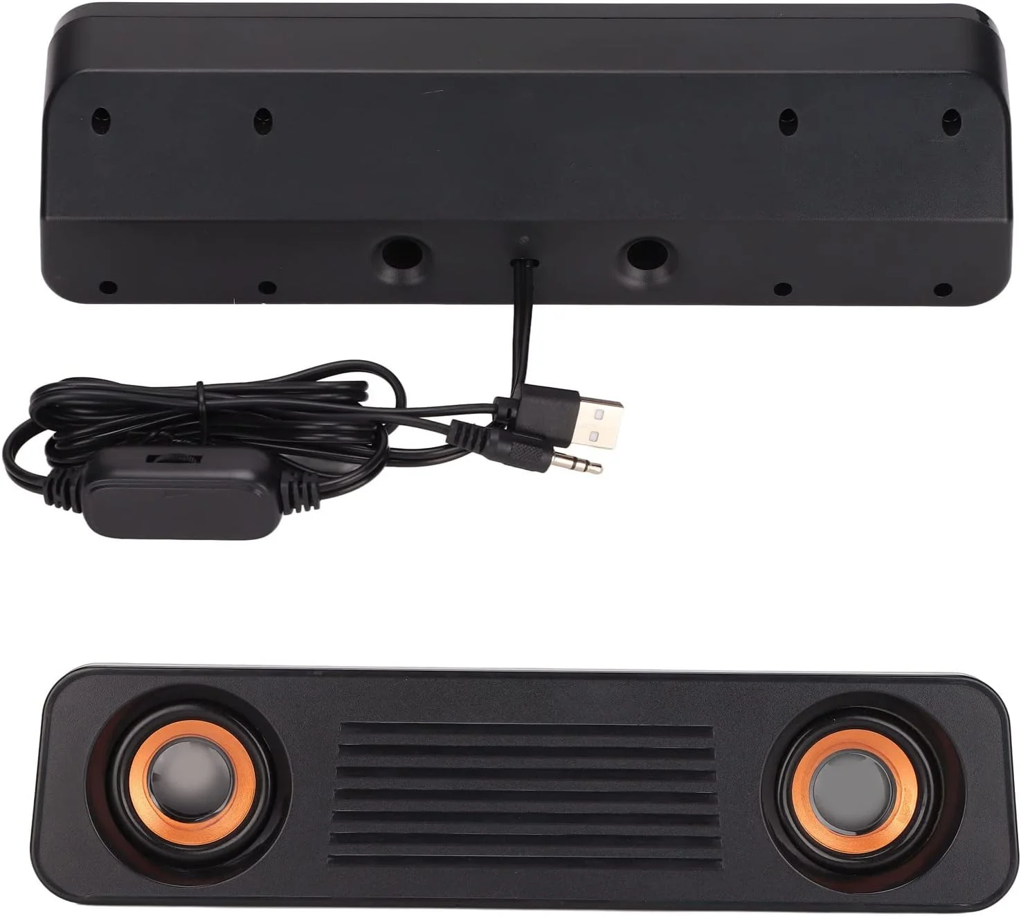 اسپیکر کامپیوتر Vbestlife، اسپیکرهای سیمی USB با صدای HiFi، اسپیکرهای ساندبار برای کامپیوتر رومیزی اسپیکر کامپیوتر Vbestlife، اسپیکرهای سیمی USB با صدای HiFi، اسپیکرهای ساندبار برای کامپیوتر رومیزی