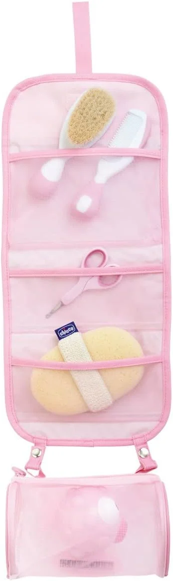 ست زیبایی 5 در 1 چیکو، ست بهداشتی چیکو برای نوزادان، محصولات بهداشتی کودکان، شانه، برس، قیچی ناخن، دماسنج و اسفنج حمام، لوازم جانبی کودک 0 ماه، صورتی ست زیبایی 5 در 1 چیکو، ست بهداشتی چیکو برای نوزادان، محصولات بهداشتی کودکان، شانه، برس، قیچی ناخن، دماسنج و اسفنج حمام، لوازم جانبی کودک 0 ماه، صورتی