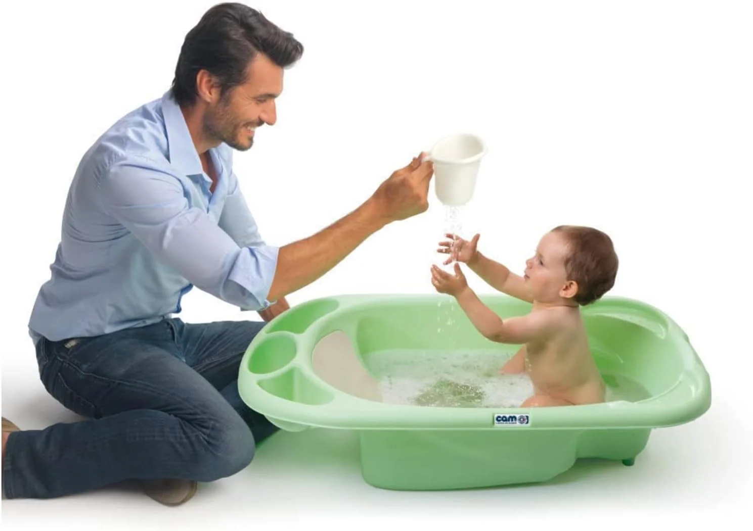 وان حمام کودک CAM Il mondo del bambino Baby Bagno - آبی روشن، 1 تکه وان حمام کودک CAM Il mondo del bambino Baby Bagno - آبی روشن، 1 تکه