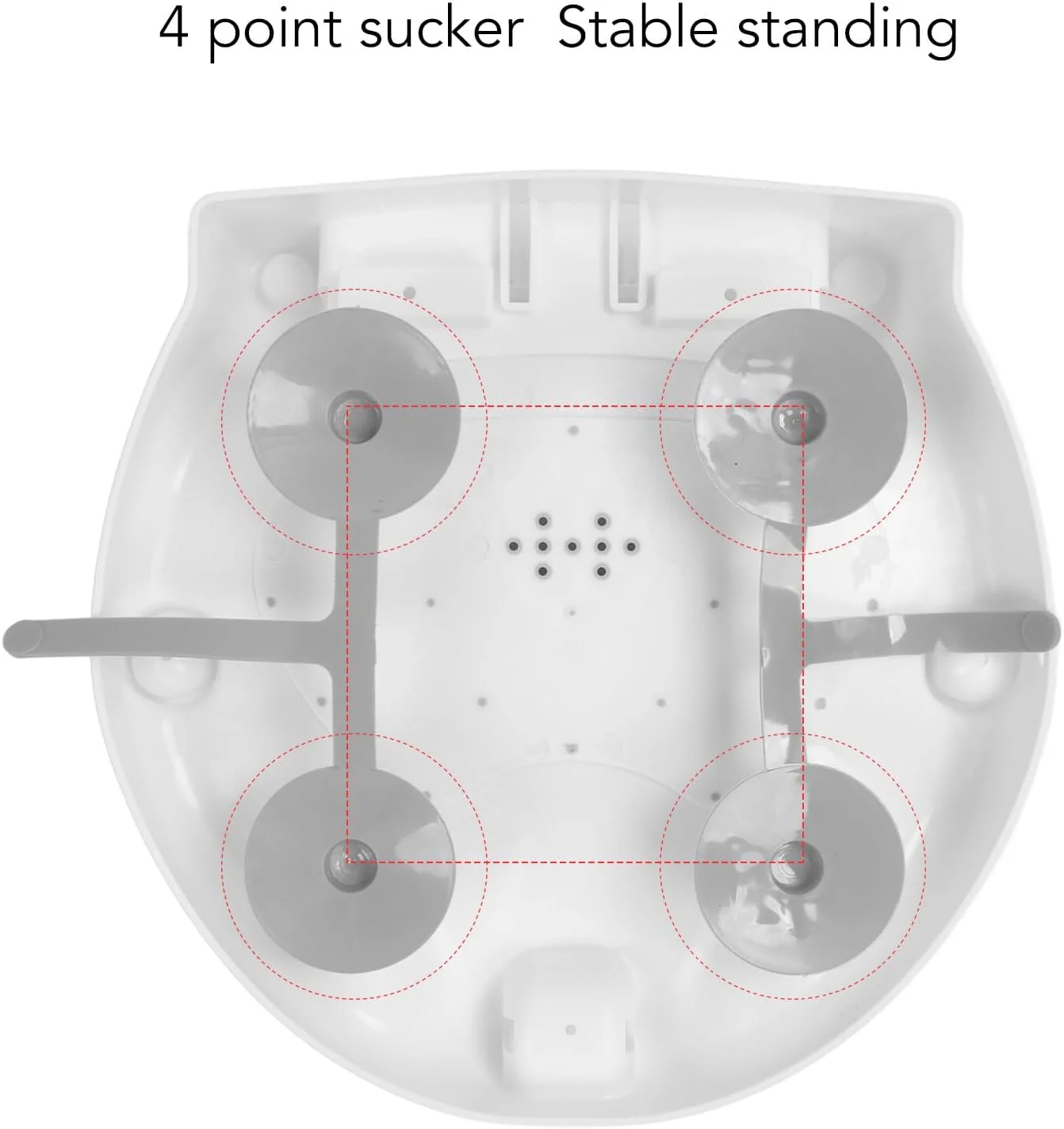 صندلی حمام BROLEO با فنجان های مکش، صندلی دوش قابل تنظیم برای نوزادان 6-18 ماهه، دختران و پسران (خاکستری) صندلی حمام BROLEO با فنجان های مکش، صندلی دوش قابل تنظیم برای نوزادان 6-18 ماهه، دختران و پسران (خاکستری)