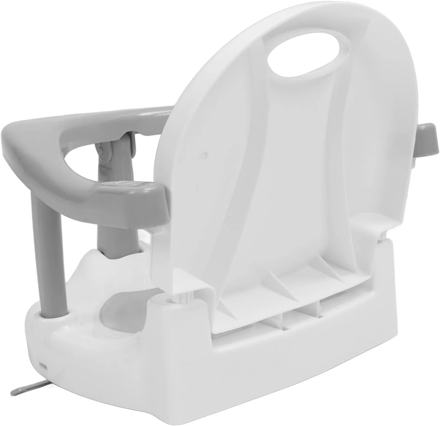 صندلی حمام BROLEO با فنجان های مکش، صندلی دوش قابل تنظیم برای نوزادان 6-18 ماهه، دختران و پسران (خاکستری) صندلی حمام BROLEO با فنجان های مکش، صندلی دوش قابل تنظیم برای نوزادان 6-18 ماهه، دختران و پسران (خاکستری)