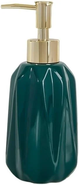 جا مایع دستشویی حمام، بطری سرامیکی خالی، بطری فشاری شامپو، ژل دوش، زیر بطری، جا مایع دستشویی خانگی خلاقانه (A)