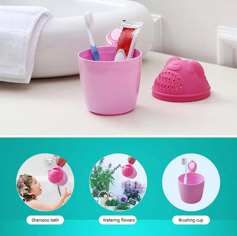 فنجان آبکشی حمام کودک ELECDON، آبریز شامپو، قاشق دوش، لوازم جانبی حمام برای وان کودک، فنجان های شستشو، آبریز شامپو با دسته های شیب دار، 2 عدد فنجان آبکشی حمام کودک ELECDON، آبریز شامپو، قاشق دوش، لوازم جانبی حمام برای وان کودک، فنجان های شستشو، آبریز شامپو با دسته های شیب دار، 2 عدد