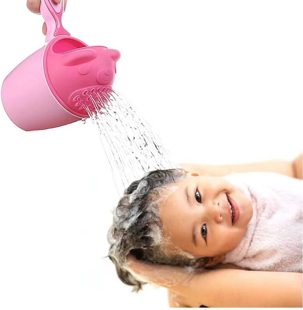 فنجان آبکشی حمام کودک ELECDON، آبریز شامپو، قاشق دوش، لوازم جانبی حمام برای وان کودک، فنجان های شستشو، آبریز شامپو با دسته های شیب دار، 2 عدد فنجان آبکشی حمام کودک ELECDON، آبریز شامپو، قاشق دوش، لوازم جانبی حمام برای وان کودک، فنجان های شستشو، آبریز شامپو با دسته های شیب دار، 2 عدد