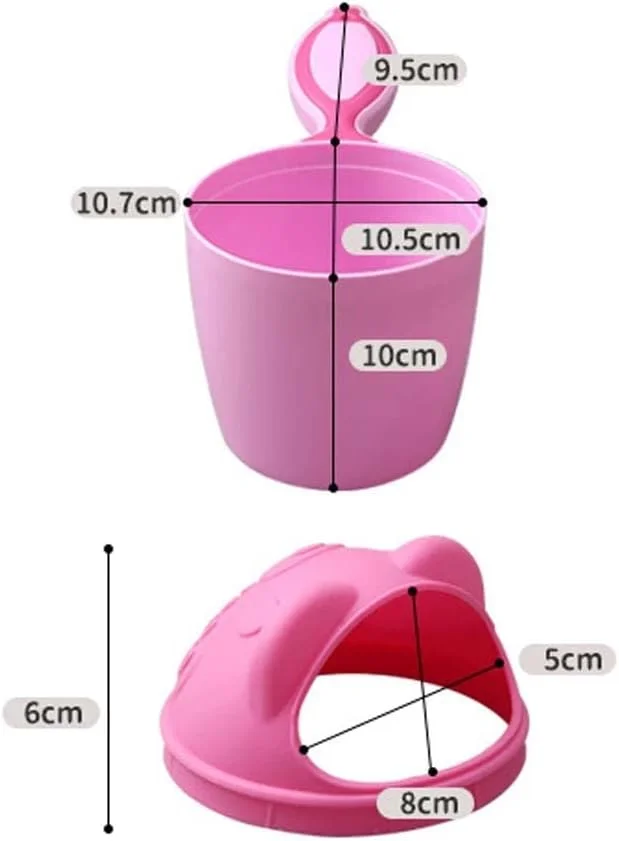 فنجان آبکشی حمام کودک ELECDON، آبریز شامپو، قاشق دوش، لوازم جانبی حمام برای وان کودک، فنجان های شستشو، آبریز شامپو با دسته های شیب دار، 2 عدد فنجان آبکشی حمام کودک ELECDON، آبریز شامپو، قاشق دوش، لوازم جانبی حمام برای وان کودک، فنجان های شستشو، آبریز شامپو با دسته های شیب دار، 2 عدد