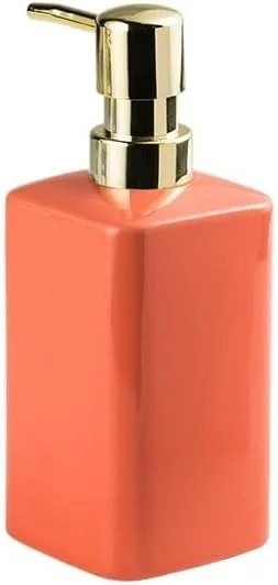 جا مایع دستشویی، جا مایع صابون حمام، جا مایع سرامیکی ساده، بطری لوسیون شامپو ژل دوش، بطری فشاری هتلی، جا مایع پمپی دستی (C)