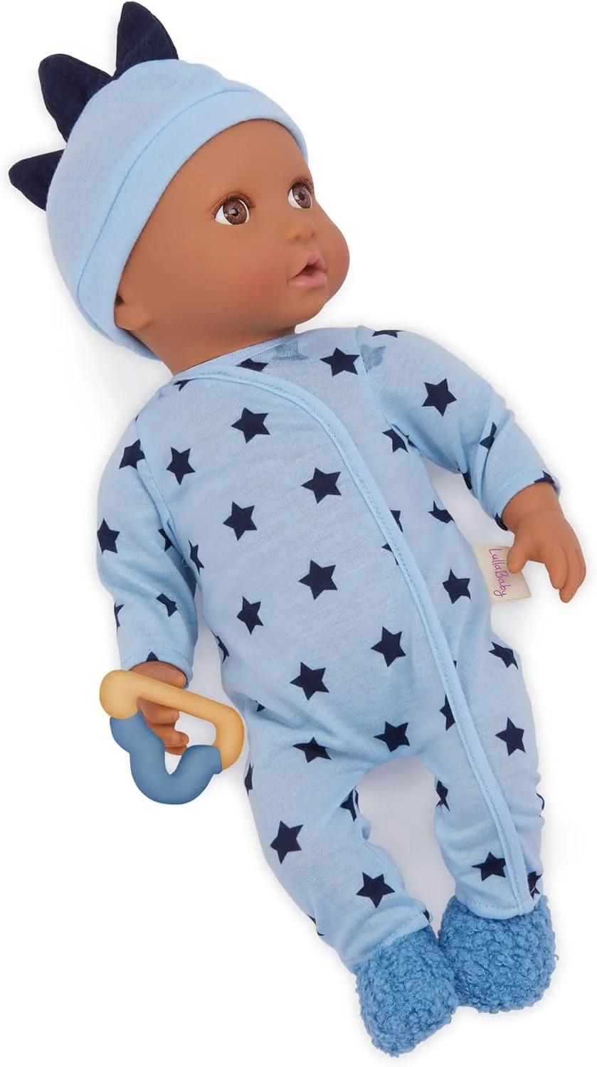 LullaBaby - ست مد 13 تکه - لباس عروسک نوزاد - لباس خواب، جامپر و لوازم جانبی حمام - بازی تخیلی - اسباب بازی برای کودکان 2 سال به بالا - ست لباس عروسک نوزاد LullaBaby - ست مد 13 تکه - لباس عروسک نوزاد - لباس خواب، جامپر و لوازم جانبی حمام - بازی تخیلی - اسباب بازی برای کودکان 2 سال به بالا - ست لباس عروسک نوزاد