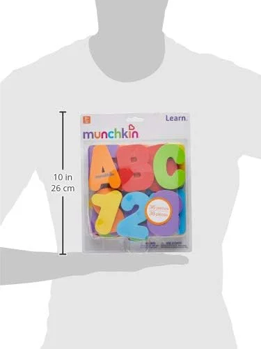 برچسب حروف و اعداد حمام Munchkin Learn™، برچسب های آموزشی روشن، ابزار یادگیری عالی، به راحتی می چسبد، قابل استفاده مجدد، نوزاد/کودک/نوپا/بچه ها، 18 ماه به بالا، 36 قطعه. برچسب حروف و اعداد حمام Munchkin Learn™، برچسب های آموزشی روشن، ابزار یادگیری عالی، به راحتی می چسبد، قابل استفاده مجدد، نوزاد/کودک/نوپا/بچه ها، 18 ماه به بالا، 36 قطعه.