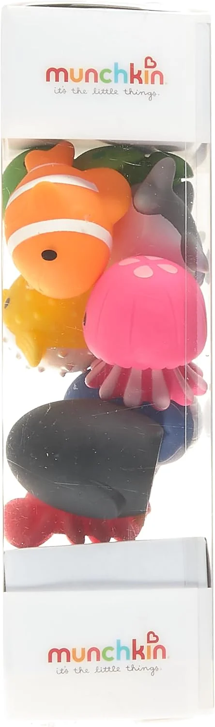 اسباب بازی حمام مانچکین مدل Ocean Bath Squirts، اسباب بازی حمام، فعالیت سرگرم کننده در حمام، اسباب بازی رنگارنگ برای سرگرم کردن کودکان، نوزاد/کودک نوپا/کودک، 9 ماه به بالا اسباب بازی حمام مانچکین مدل Ocean Bath Squirts، اسباب بازی حمام، فعالیت سرگرم کننده در حمام، اسباب بازی رنگارنگ برای سرگرم کردن کودکان، نوزاد/کودک نوپا/کودک، 9 ماه به بالا