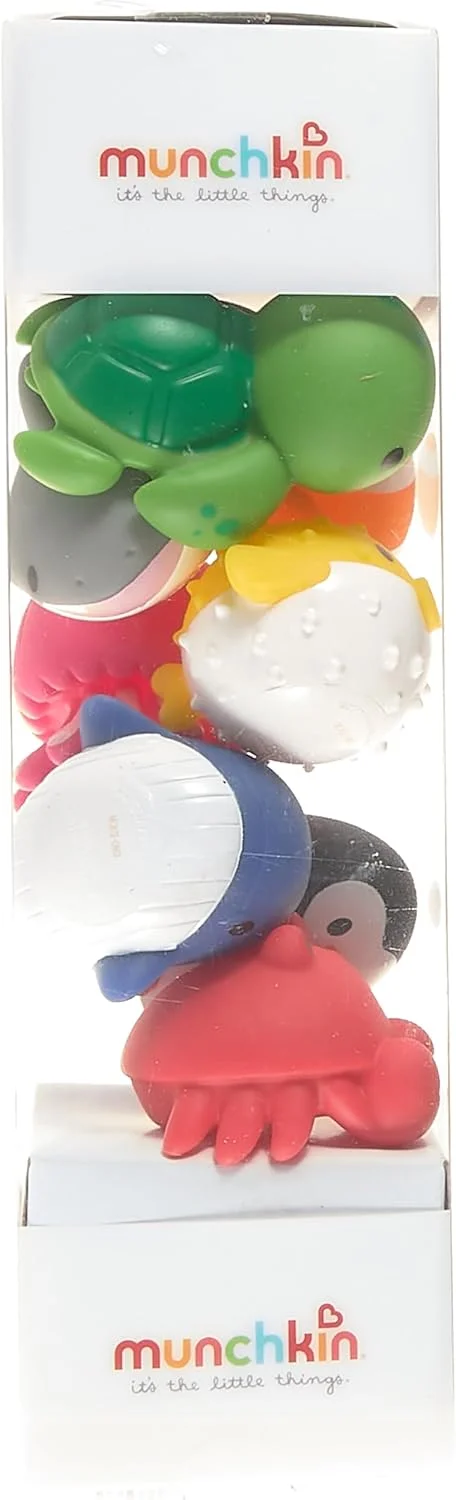 اسباب بازی حمام مانچکین مدل Ocean Bath Squirts، اسباب بازی حمام، فعالیت سرگرم کننده در حمام، اسباب بازی رنگارنگ برای سرگرم کردن کودکان، نوزاد/کودک نوپا/کودک، 9 ماه به بالا اسباب بازی حمام مانچکین مدل Ocean Bath Squirts، اسباب بازی حمام، فعالیت سرگرم کننده در حمام، اسباب بازی رنگارنگ برای سرگرم کردن کودکان، نوزاد/کودک نوپا/کودک، 9 ماه به بالا