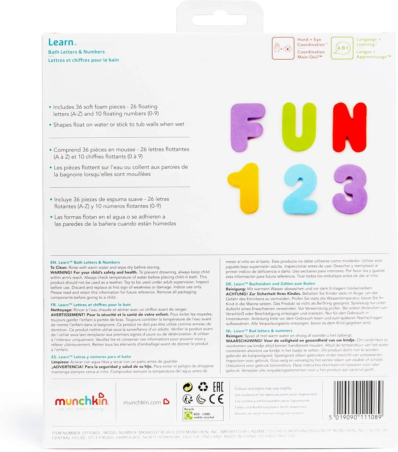 برچسب حروف و اعداد حمام Munchkin Learn™، برچسب های آموزشی روشن، ابزار یادگیری عالی، به راحتی می چسبد، قابل استفاده مجدد، نوزاد/کودک/نوپا/بچه ها، 18 ماه به بالا، 36 قطعه. برچسب حروف و اعداد حمام Munchkin Learn™، برچسب های آموزشی روشن، ابزار یادگیری عالی، به راحتی می چسبد، قابل استفاده مجدد، نوزاد/کودک/نوپا/بچه ها، 18 ماه به بالا، 36 قطعه.