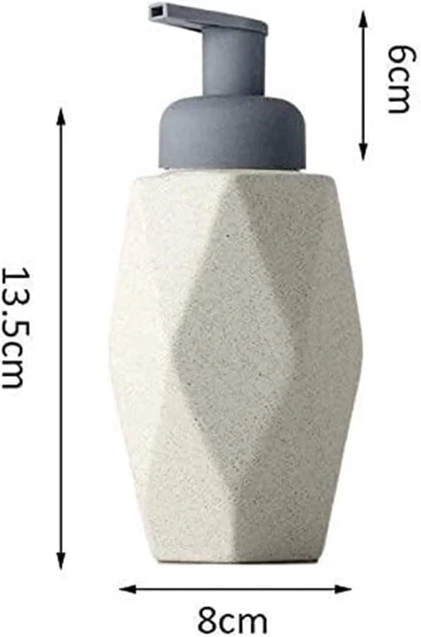 جا مایع ظرفشویی سرامیکی، بطری پخش کننده لوسیون قابل شارژ مجدد، پخش کننده مایع ظرفشویی برای حمام، جا مایع دستشویی، جا مایع دستشویی حمام