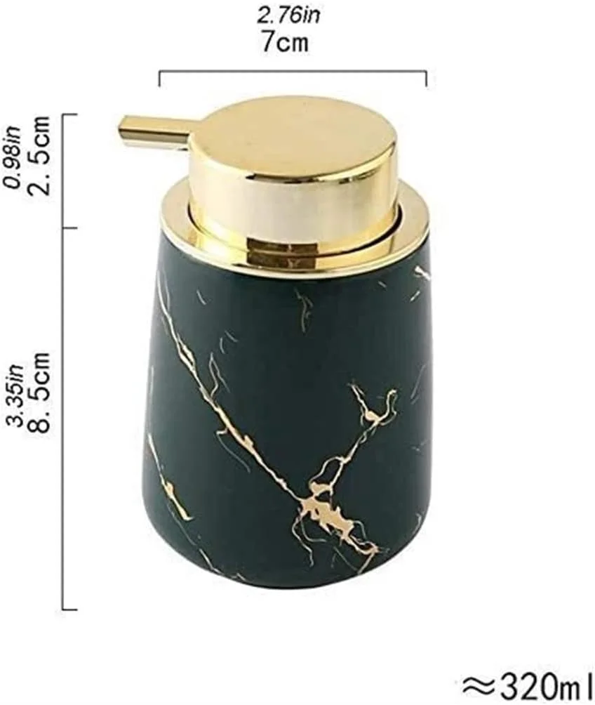 جا مایع صابون سرامیکی، جا مایع لوسیون، جا مایع مدرن قابل شارژ مجدد، جا مایع دستشویی، آشپزخانه، جا مایع صابون حمام