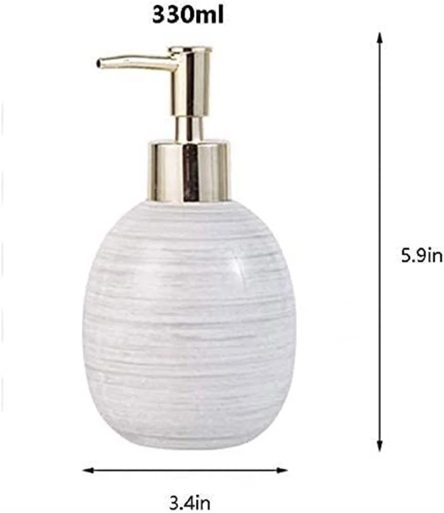 جامایع صابون سرامیکی با لعاب متغیر کوره ای، مناسب مایع ظرفشویی برای حمام، آشپزخانه و سرویس بهداشتی