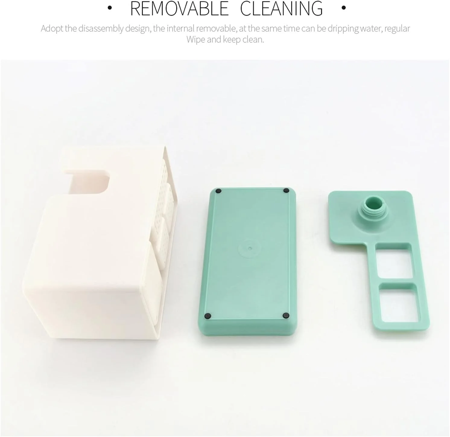 جا مایع ظرفشویی آشپزخانه با قفسه نگهداری، قفسه پلاستیکی برای حمام، نگهدارنده چند منظوره برای خانه، هتل، حمام، جا مایع ظرفشویی