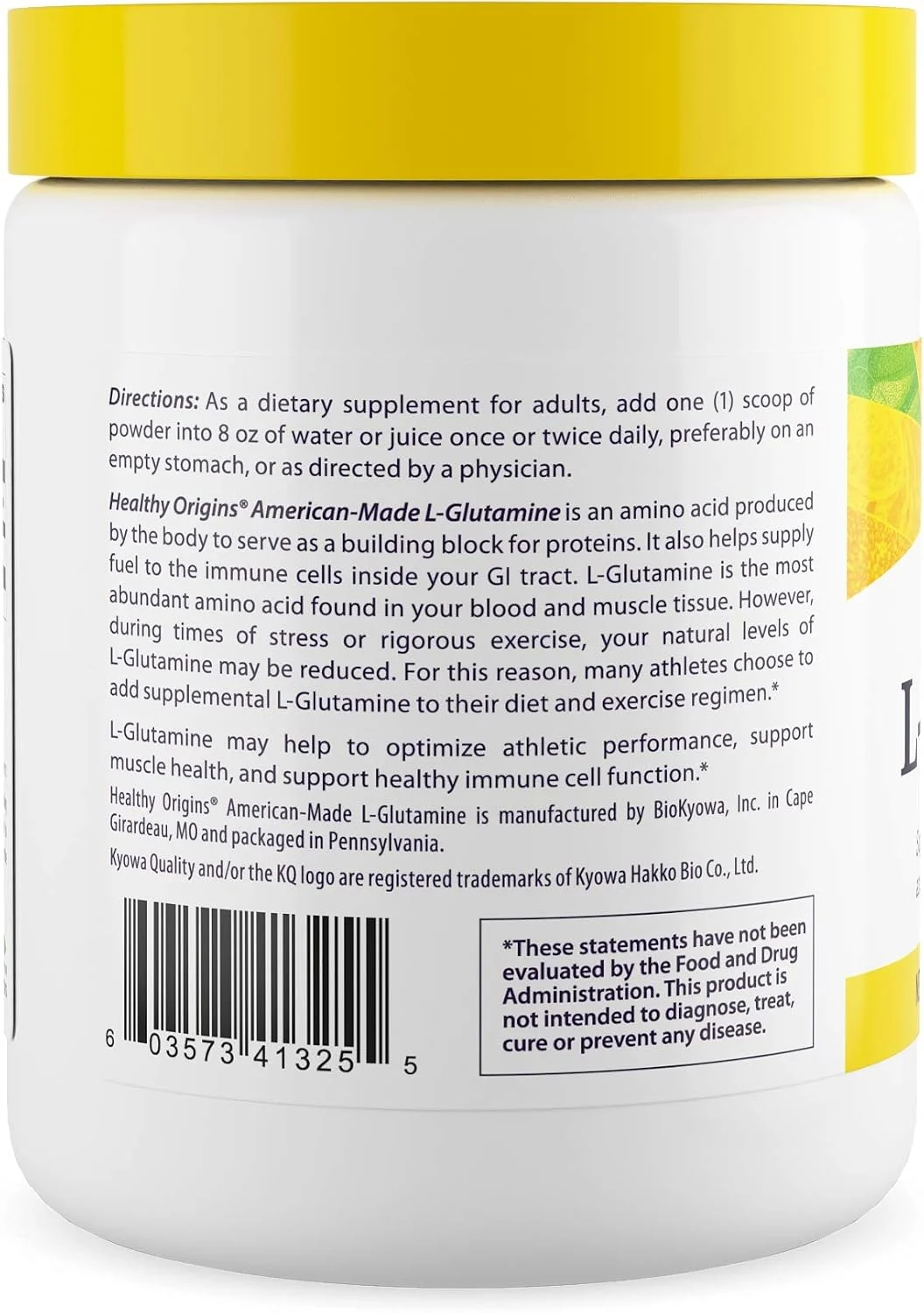 پودر ال-گلوتامین Healthy Origins، 300 گرم - اسید آمینه و پشتیبانی از قدرت عضلانی - پودر ال گلوتامین ساخت آمریکا - مکمل پشتیبانی از سیستم ایمنی - مکمل وگان، غیر GMO و بدون گلوتن - 10.6 اونس پودر ال-گلوتامین Healthy Origins، 300 گرم - اسید آمینه و پشتیبانی از قدرت عضلانی - پودر ال گلوتامین ساخت آمریکا - مکمل پشتیبانی از سیستم ایمنی - مکمل وگان، غیر GMO و بدون گلوتن - 10.6 اونس