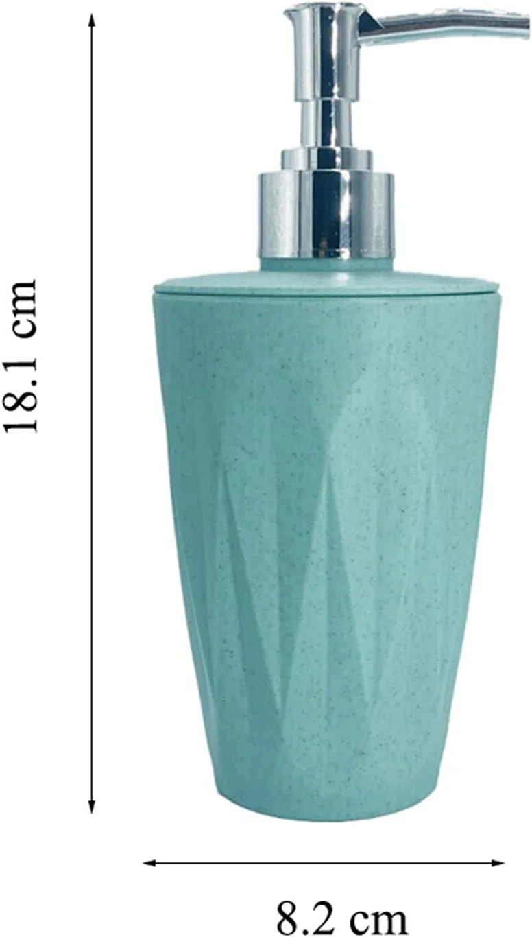 جامایع دستشویی 370 میلی لیتری، بطری پخش کننده امولسیون صابون، جا مایع دستشویی فشاری، مناسب برای آشپزخانه منزل، حمام، هتل (رنگ Col)