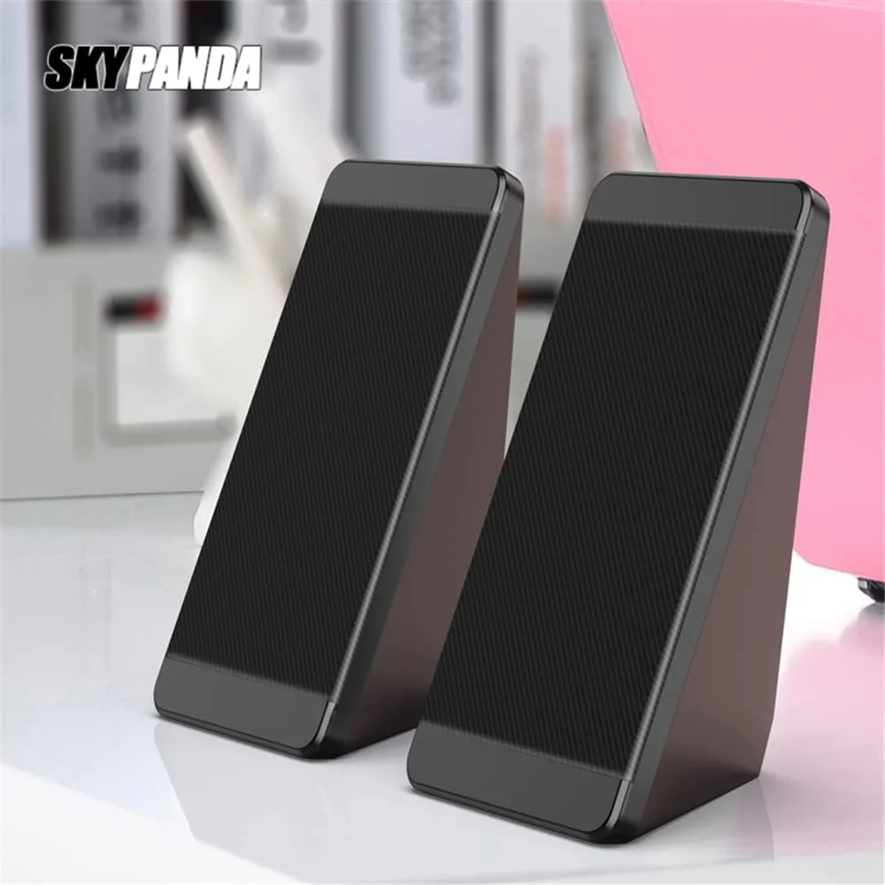 اسپیکر کامپیوتر سیم دار USB، دو عدد، با طراحی زاویه دار برای لپ تاپ، کامپیوتر رومیزی، قفسه کتاب، تقویت کننده های صوتی قدرتمند (سفید) اسپیکر کامپیوتر سیم دار USB، دو عدد، با طراحی زاویه دار برای لپ تاپ، کامپیوتر رومیزی، قفسه کتاب، تقویت کننده های صوتی قدرتمند (سفید)