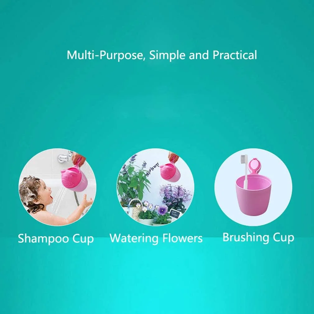 شامپو شوی کودک OLEWELL، فنجان شستشوی موی کودک، محافظت از چشمان نوزاد (سبز)