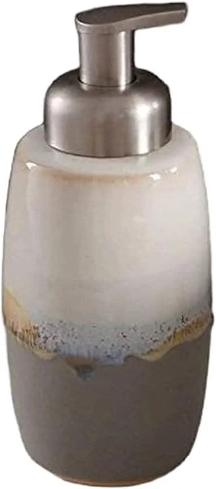 جا مایع ظرفشویی طرح ساده، بطری سرامیکی قابل شارژ مجدد برای پخش کننده های مایع، صابون، جا مایع دستشویی، جا مایع دستشویی حمام