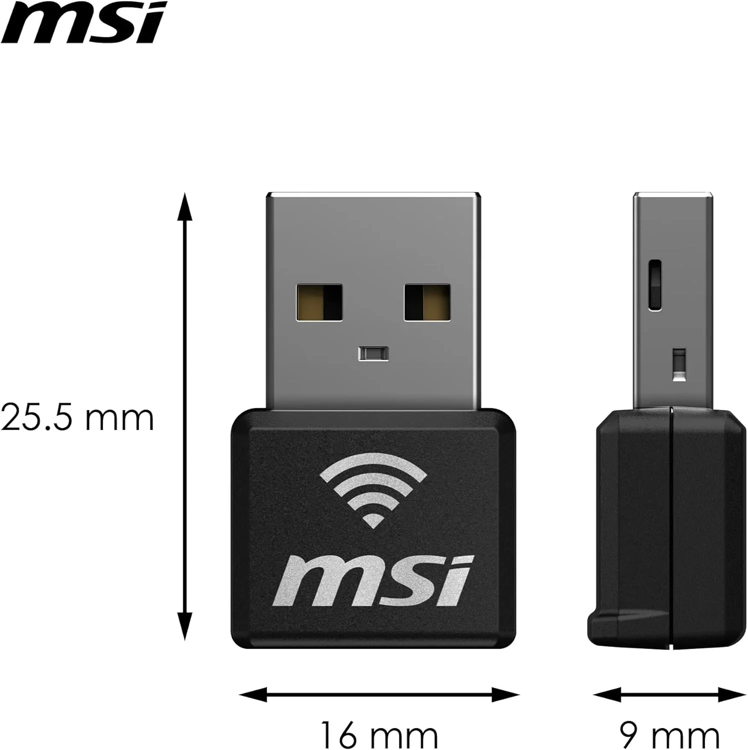 آداپتور USB وای فای MSI AX1800 Nano آداپتور USB وای فای MSI AX1800 Nano