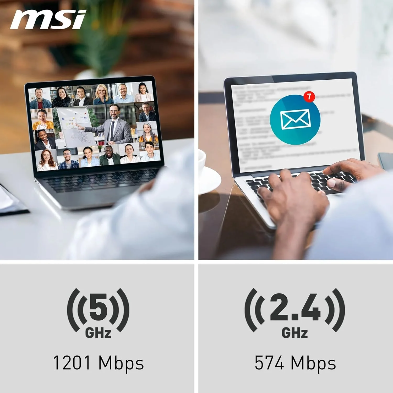 آداپتور USB وای فای MSI AX1800 Nano آداپتور USB وای فای MSI AX1800 Nano