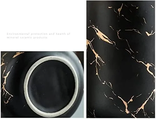 ظرف پمپ دار سرامیکی پخش کننده لوسیون، بطری قابل شارژ مجدد حمام، پخش کننده صابون مرمری مات با پمپ طلایی مات برای لوازم جانبی حمام روی میز آشپزخانه ظرف پمپ دار سرامیکی پخش کننده لوسیون، بطری قابل شارژ مجدد حمام، پخش کننده صابون مرمری مات با پمپ طلایی مات برای لوازم جانبی حمام روی میز آشپزخانه