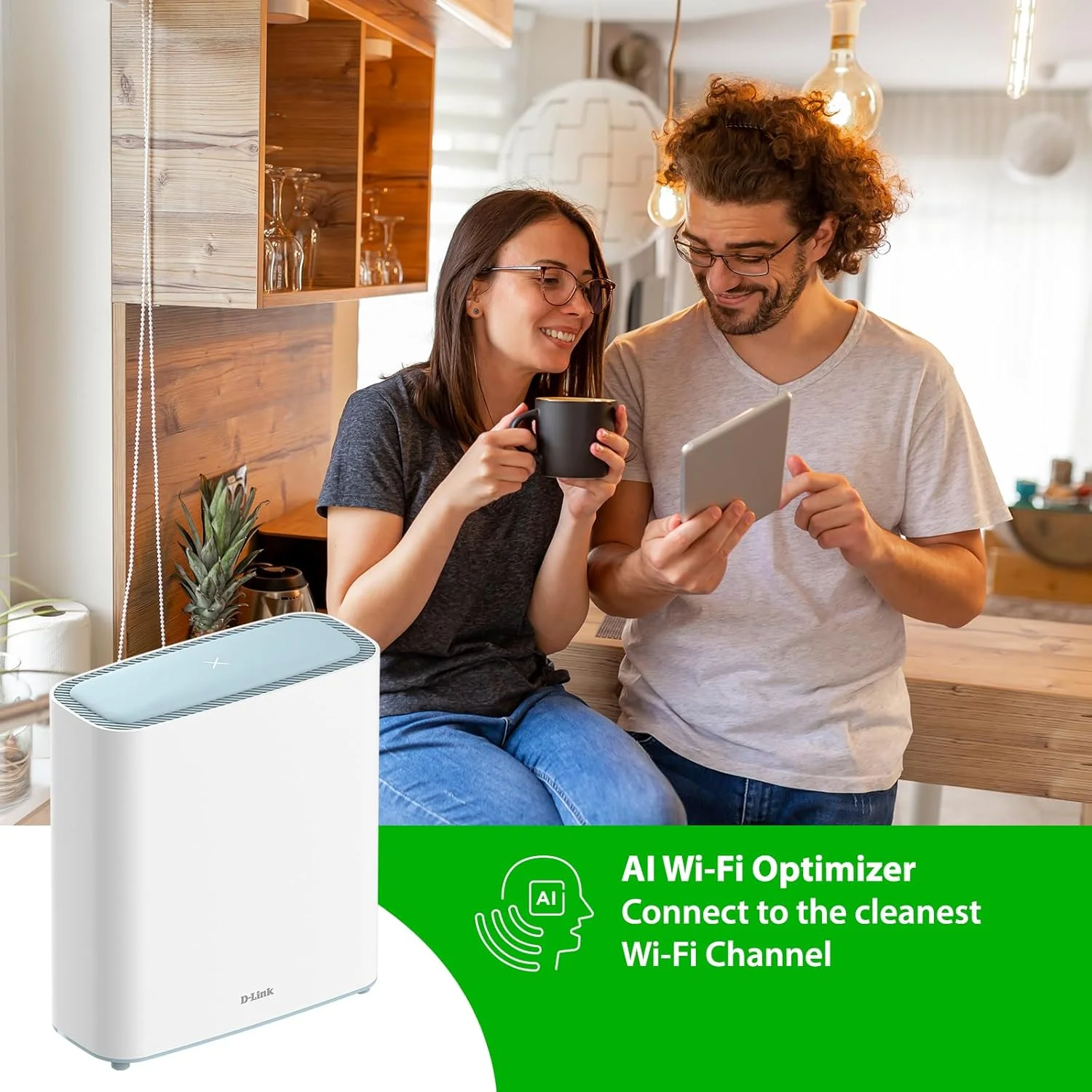 سیستم روتر وای فای 6 مش دی-لینک Eagle Pro AI (بسته 2 عددی) - بسته چندتایی برای شبکه اینترنت بی سیم هوشمند، سازگار با الکسا و گوگل، AX3200 (M32/2) سیستم روتر وای فای 6 مش دی-لینک Eagle Pro AI (بسته 2 عددی) - بسته چندتایی برای شبکه اینترنت بی سیم هوشمند، سازگار با الکسا و گوگل، AX3200 (M32/2)