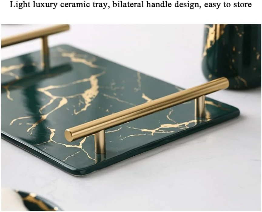 ست لوازم جانبی حمام 6 تکه سبک و ساده شامل جا مسواکی، لیوان دهانشویه، جا صابونی، مایع ریز صابون، سینی، لوازم جانبی سرامیکی حمام، لوازم بهداشتی (سفید)