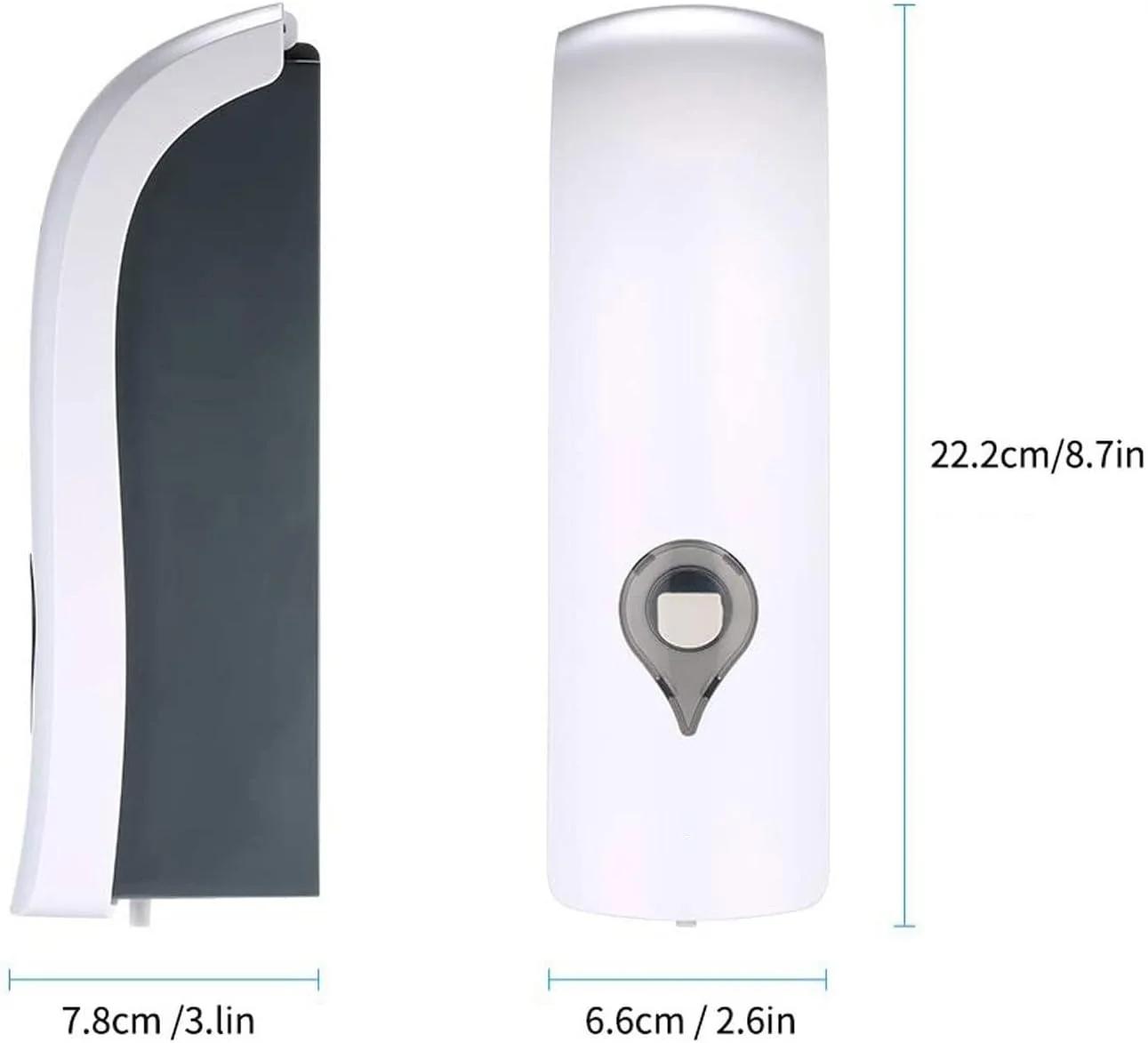 جامایع دستشویی TEDNIDS مناسب حمام، ظرفیت 300 میلی لیتر، قابل نصب روی دیوار، مناسب برای شامپو و مایع دستشویی، لوازم جانبی حمام