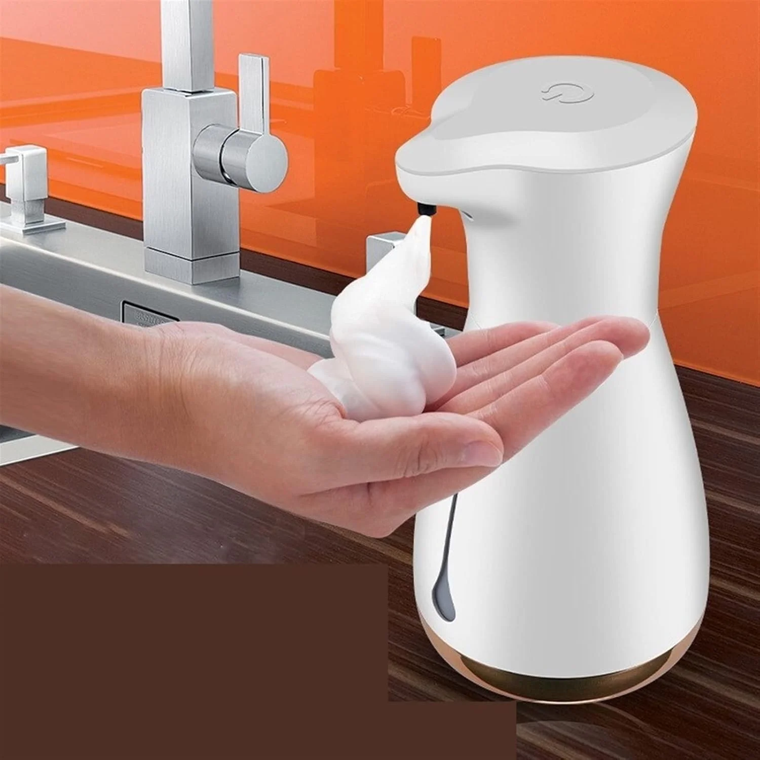 TEDNIDS جا صابونی حمام اتوماتیک، جا صابونی فوم بدون تماس، جا صابونی القایی ضد عفونی کننده، ماشین شستشوی دست حمام