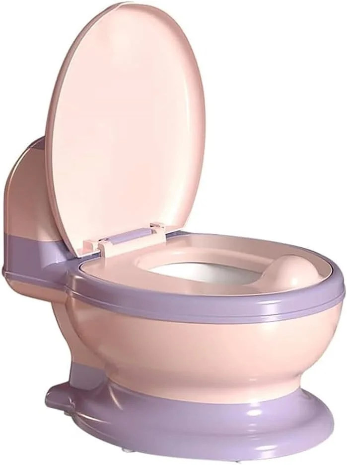 توالت آموزشی کودک Aputue، صندلی توالت آموزشی واقعی برای نوزاد، صندلی توالت آموزشی قابل حمل برای سفر کودک، صندلی نرم PU قابل جابجایی و تنفسی برای کودکان نوپا