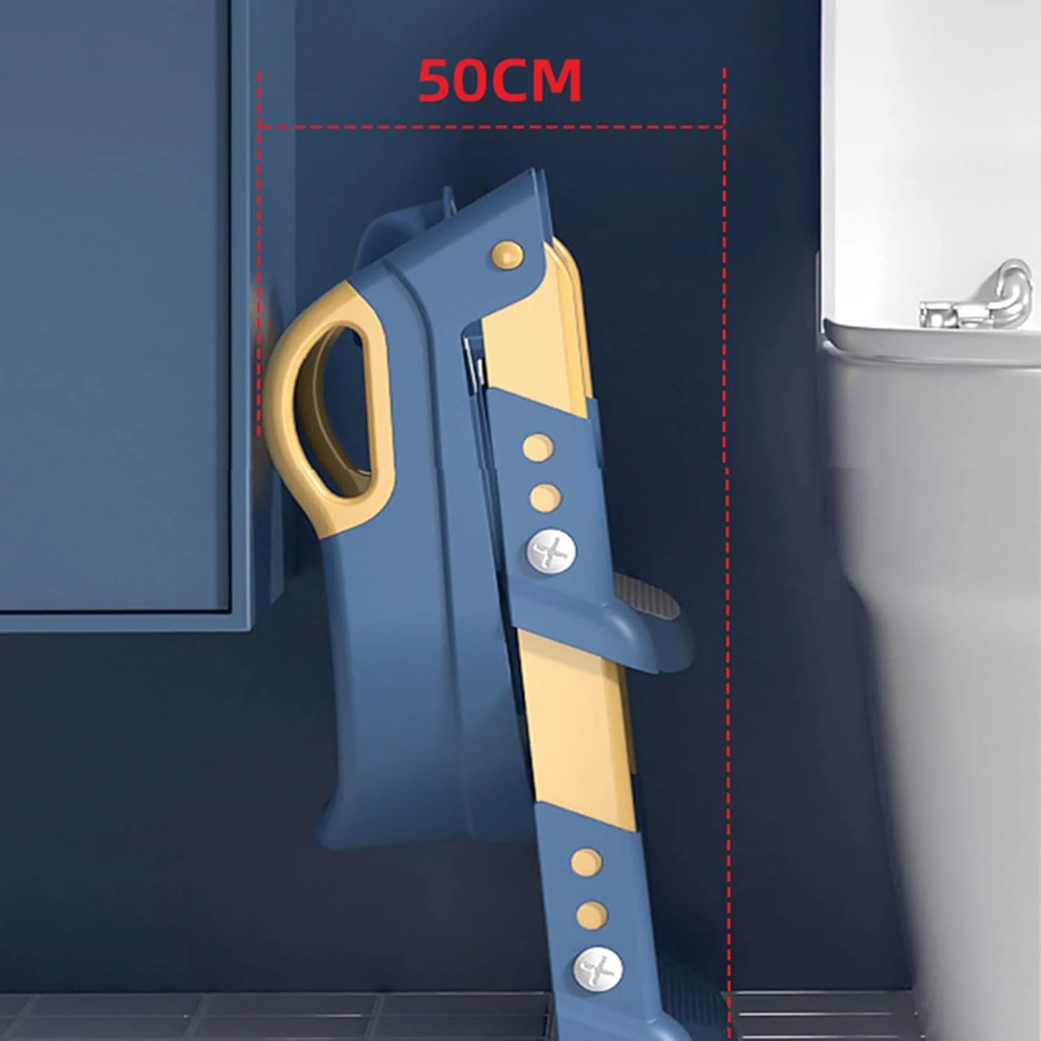 صندلی آموزشی تاشو با قابلیت تنظیم ارتفاع به همراه چهارپایه، آموزش توالت با محافظ پاشش ادرار مناسب برای اکثر توالت ها، صندلی توالت فرنگی نردبانی محکم با تحمل وزن 80 کیلوگرم مناسب برای کودکان (آبی) صندلی آموزشی تاشو با قابلیت تنظیم ارتفاع به همراه چهارپایه، آموزش توالت با محافظ پاشش ادرار مناسب برای اکثر توالت ها، صندلی توالت فرنگی نردبانی محکم با تحمل وزن 80 کیلوگرم مناسب برای کودکان (آبی)