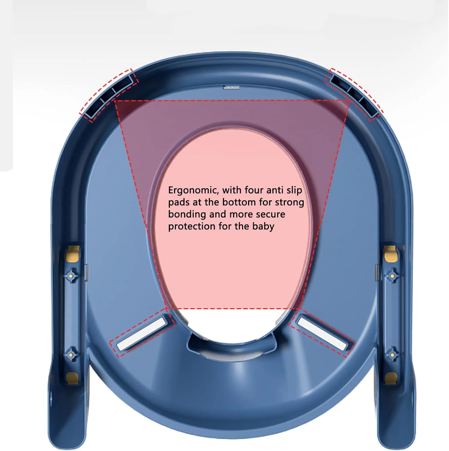 صندلی آموزشی تاشو با قابلیت تنظیم ارتفاع به همراه چهارپایه، آموزش توالت با محافظ پاشش ادرار مناسب برای اکثر توالت ها، صندلی توالت فرنگی نردبانی محکم با تحمل وزن 80 کیلوگرم مناسب برای کودکان (آبی) صندلی آموزشی تاشو با قابلیت تنظیم ارتفاع به همراه چهارپایه، آموزش توالت با محافظ پاشش ادرار مناسب برای اکثر توالت ها، صندلی توالت فرنگی نردبانی محکم با تحمل وزن 80 کیلوگرم مناسب برای کودکان (آبی)